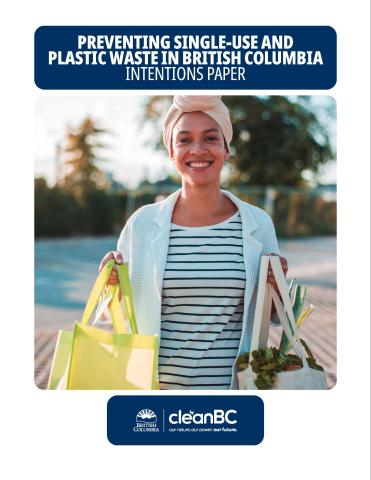 Cover photo for preventing single-use and plastic waste in BC intentions paper